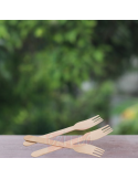 160mm Wooden Fork-Natural