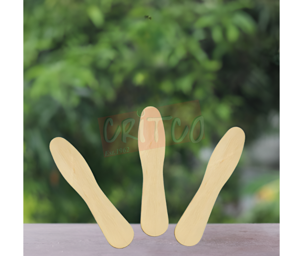 75mm Wooden Yoghurt Spoon-(100pcs)