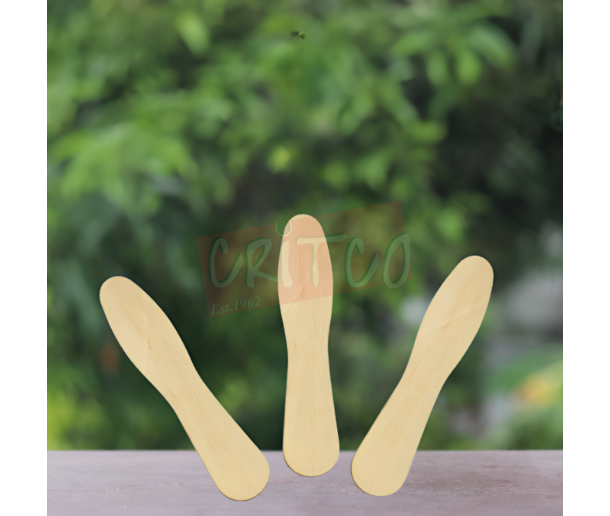 75mm Wooden Yoghurt Spoon-(100pcs)