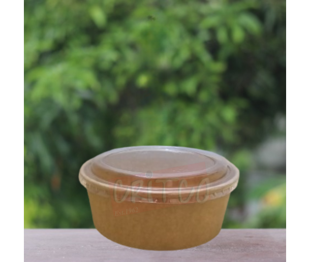 1300ml Kraft Bowl W/PP Lid