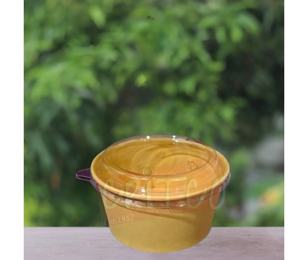 1000ml Kraft Bowl w/PP Lid