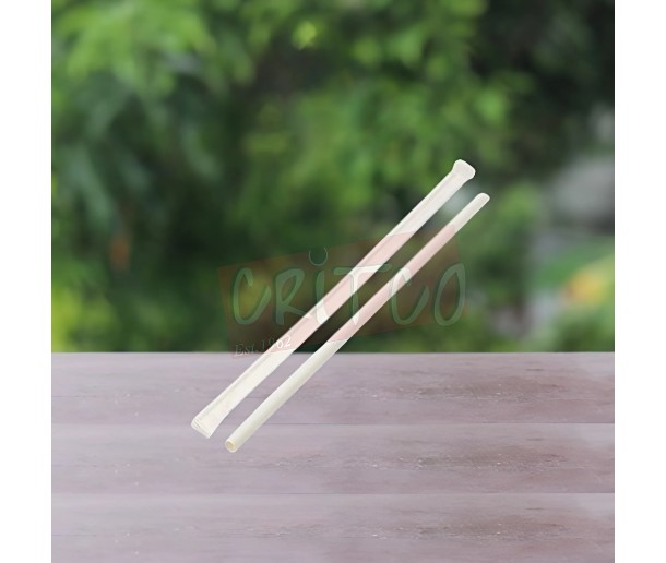 8x12mm Paper Straw-White-SW (100pcs)