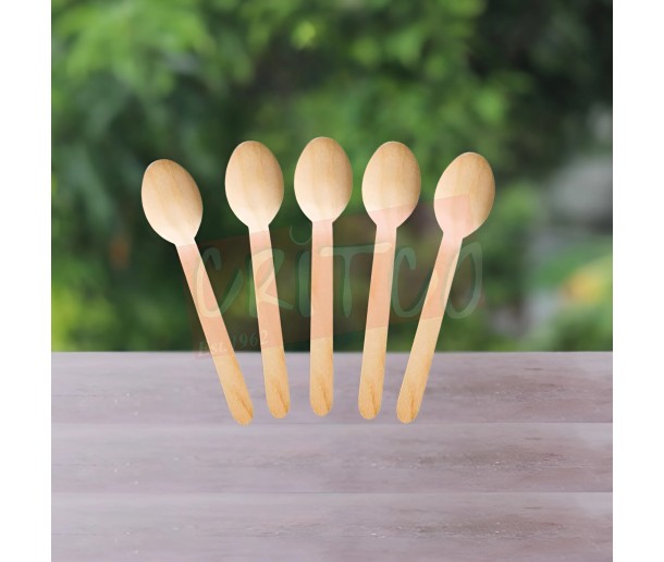 160mm Wooden Spoon-Natural