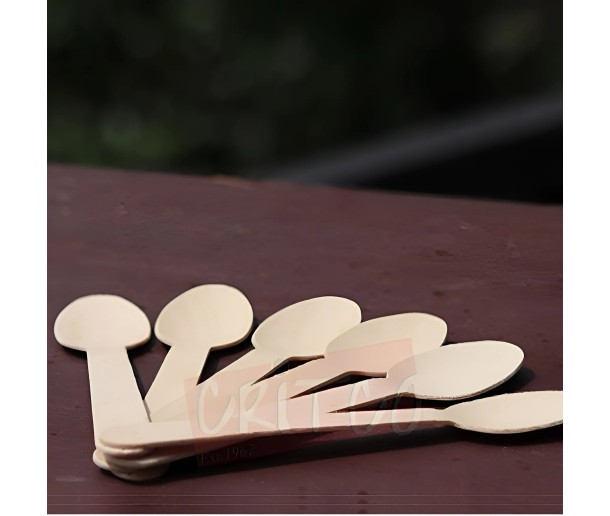 5 inch Wooden Spoon-Natural