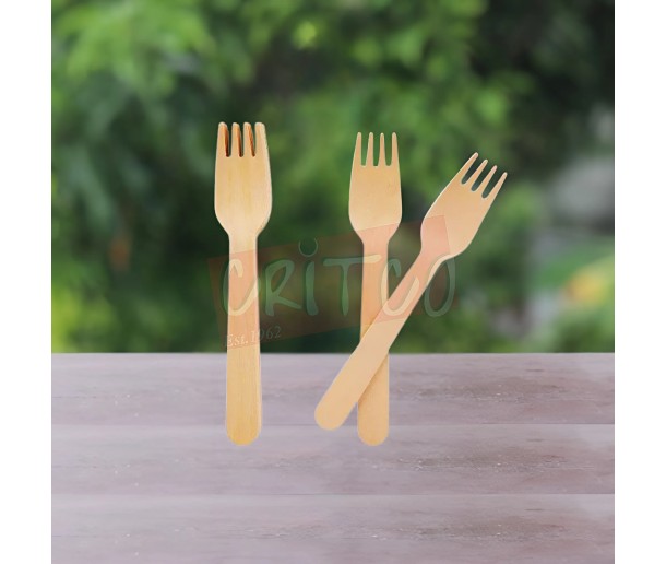 5 inch Wooden Fork-Natural